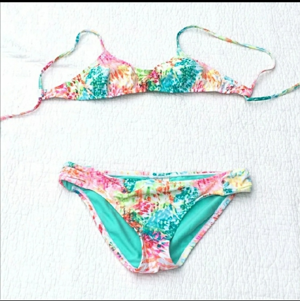 Multi colored bikini
